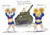 Cartoon: Alice und Sahra (small) by Skowronek tagged shara,wagenknecht,alice,schwarzer,putin,panzer,skowronek,cartoon,karikatur,ukraine,russland,krieg