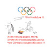 Cartoon: Und tschüss Olympia (small) by legriffeur tagged olympia,olympia201,olympiatokiyo,fünfkampf,ausschluss,ausschlussvonolympia,tiere