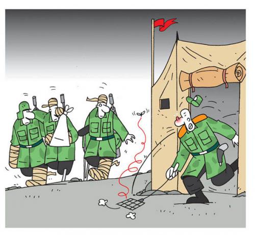 Cartoon: fecedeback (medium) by hicabi tagged cartoon