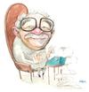 Cartoon: Gabriel Garcia Marquez (small) by Mau tagged colombia,gabo,literatura,latinoamericana,cien,anios,de,soledad