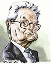 Cartoon: George Soros (small) by Bob Row tagged soros capitalism financial crisis taxes