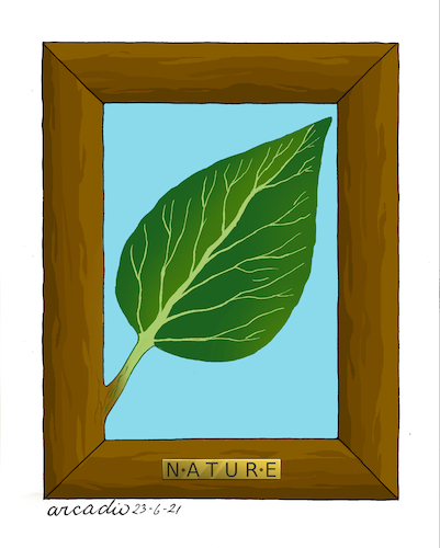 Cartoon: Nature. (medium) by Cartoonarcadio tagged nature,planet,earth,environment,trees,oceans