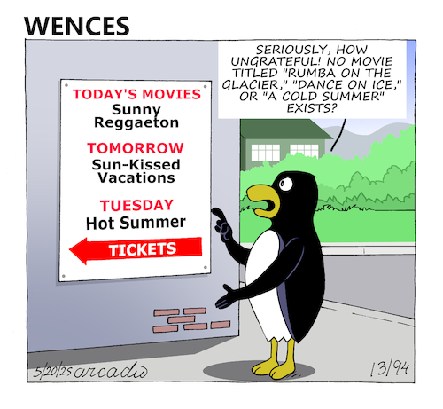 Cartoon: Wences and his Friends (medium) by Cartoonarcadio tagged humor,wences,comic