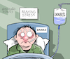 Cartoon: Banking Stress (small) by Cartoonarcadio tagged economy,banks,money,finances,crisis