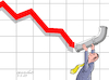 Cartoon: Changing economic course. (small) by Cartoonarcadio tagged economy,finances,money,economic,crisis