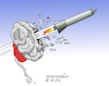 Cartoon: Destructive wars. (small) by Cartoonarcadio tagged wars,peace,ukraine,middle,east