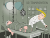 Cartoon: Dr. Trumpkenstein (small) by Cartoonarcadio tagged trumpcare,donald,trump,us,president,government,health