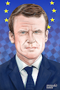Cartoon: Emmanuel Macron-France. (small) by Cartoonarcadio tagged macron france president european union politician