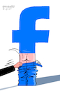 Cartoon: Facebook was hacked. (small) by Cartoonarcadio tagged facebook,social,network,data