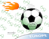 Cartoon: Football war. (small) by Cartoonarcadio tagged football,business,sport,europe