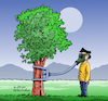 Cartoon: Fresh Air. (small) by Cartoonarcadio tagged earth planet trees air pollution
