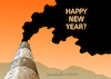 Cartoon: Happy New Year? (small) by Cartoonarcadio tagged pollution,environment,climate,change