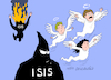 Cartoon: IS to the hell. (small) by Cartoonarcadio tagged is,terror,spain,barcelona