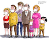 Cartoon: New world order. (small) by Cartoonarcadio tagged pandemic society health covid 19 coronavirus