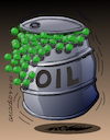 Cartoon: Pop corn in oil. (small) by Cartoonarcadio tagged oil opec energy gas