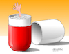 Cartoon: Prisoners of drugs. (small) by Cartoonarcadio tagged drugs people pills adiction