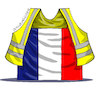 Cartoon: Protests in France. (small) by Cartoonarcadio tagged yelow vests france protests social issues