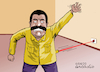 Cartoon: Self destruction of the dictator (small) by Cartoonarcadio tagged maduro venezuela dictatorship politicians
