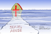Cartoon: The tip of the iceberg. (small) by Cartoonarcadio tagged catholicism the pope religion