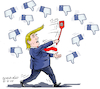 Cartoon: Trump is not popular. (small) by Cartoonarcadio tagged trump usa us government president diplomacy
