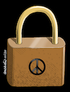 Cartoon: Where is the peace key? (small) by Cartoonarcadio tagged world,key,peace