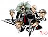 Cartoon: Los Fabulosos Cadillacs (small) by Rocko tagged cadillacs