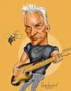 Cartoon: Sting caricature (small) by Harbord tagged sting bass plaer famous police singer