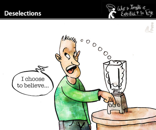 Cartoon: Deselections (medium) by PETRE tagged elections,wahlen,gedanken,thoughts