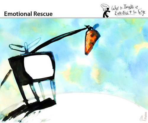 Cartoon: Emotional Rescue (medium) by PETRE tagged reality,fantasy
