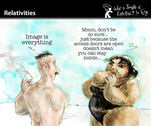 Cartoon: RELATIVITIES (medium) by PETRE tagged relativity,bild,image