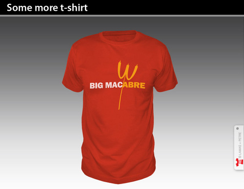 Cartoon: Some more T-Shirt again (medium) by PETRE tagged fast,food,hell,devil