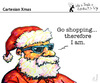 Cartoon: Cartesian Xmas (small) by PETRE tagged christmas,santaclaus