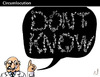 Cartoon: CIRCUMLOCUTION (small) by PETRE tagged knowledge wisdom information science