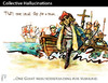 Cartoon: Collective Hallucinations (small) by PETRE tagged colombus,america,discovery