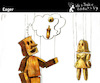 Cartoon: Eager (small) by PETRE tagged wish,desire,puppets