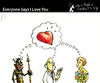 Cartoon: Everyone Says I Love Your (small) by PETRE tagged people toughts