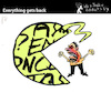 Cartoon: Everything gets back (small) by PETRE tagged screamer,anger,angry,zorn