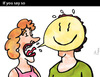Cartoon: If you say so (small) by PETRE tagged language,couples,discussions