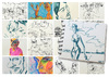 Cartoon: January sketches (small) by PETRE tagged people sketches colour drawings