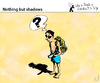 Cartoon: Nothing but shadows (small) by PETRE tagged beach summer