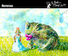 Cartoon: Reverses (small) by PETRE tagged toad,kröte,prinzessin,princess,reverse