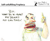 Cartoon: Self Unfulfilling Prophecy (small) by PETRE tagged drunk,wine,beverages