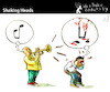 Cartoon: Shaking Heads (small) by PETRE tagged musician music bad horrible views
