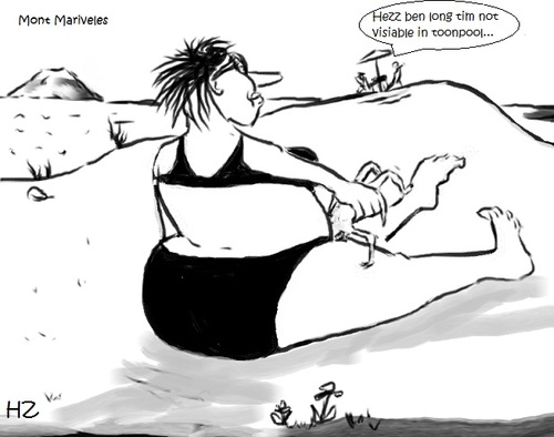 Cartoon: Dissapeared (medium) by Hezz tagged vacation