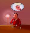Cartoon: Dinner for one (small) by Hezz tagged punkt
