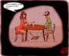 Cartoon: Kann mann Frauen verstehen? (small) by Hezz tagged date