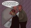 Cartoon: Only a look in the mirror (small) by Hezz tagged mirror