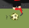 Cartoon: World cup III (small) by Hezz tagged alien,worldcup,footboll