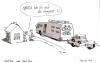 Cartoon: Home - sweet mobile home (small) by Peter Knoblich tagged urlaub,holidays,mobile,home,wohnmobil,caravan,familie,family