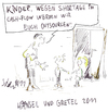 Cartoon: Hänsel und Gretel 2011 (small) by Matthias Stehr tagged kinderarmut,politik,children,poverty,europe
